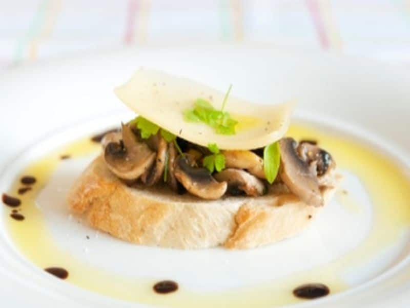 Crostini di funghi 